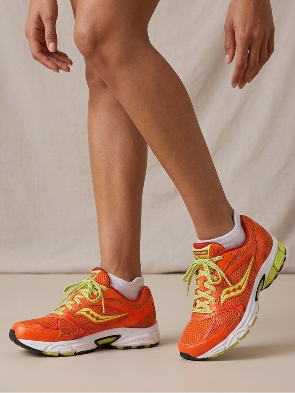 Saucony Shoes Cohesion 6 Running Sneakers Women's Size 7 Orange Shoes 15156-13
